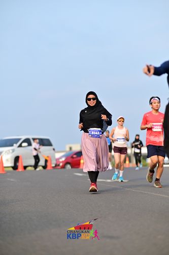 Race photo from CISANGKAN KBP CITY RUN 2025