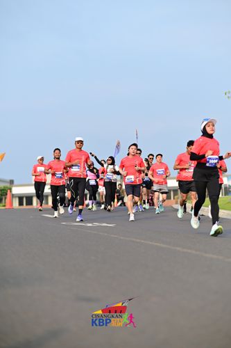 Race photo from CISANGKAN KBP CITY RUN 2025