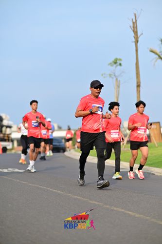 Race photo from CISANGKAN KBP CITY RUN 2025