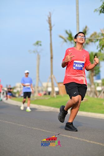 Race photo from CISANGKAN KBP CITY RUN 2025