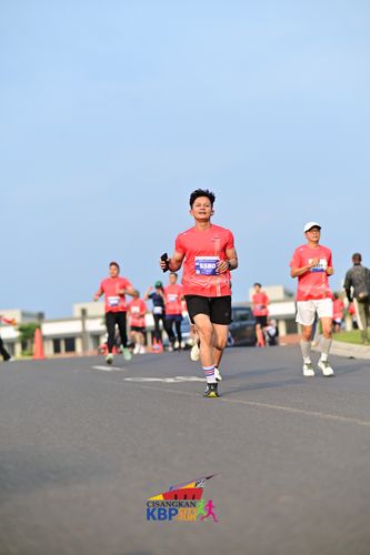 Race photo from CISANGKAN KBP CITY RUN 2025