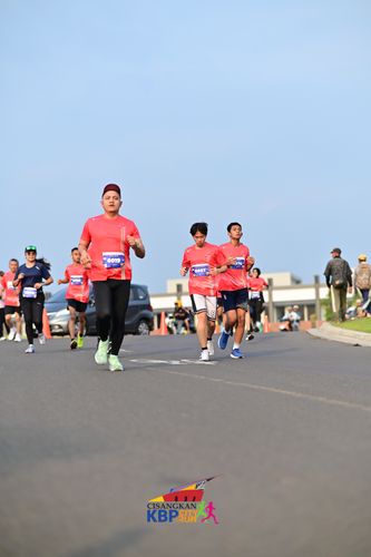 Race photo from CISANGKAN KBP CITY RUN 2025