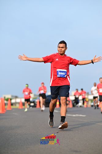 Race photo from CISANGKAN KBP CITY RUN 2025