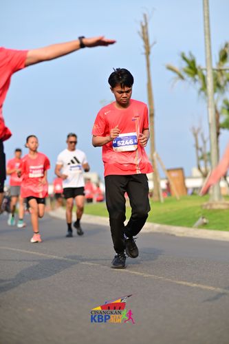 Race photo from CISANGKAN KBP CITY RUN 2025