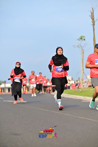 Race photo from CISANGKAN KBP CITY RUN 2025