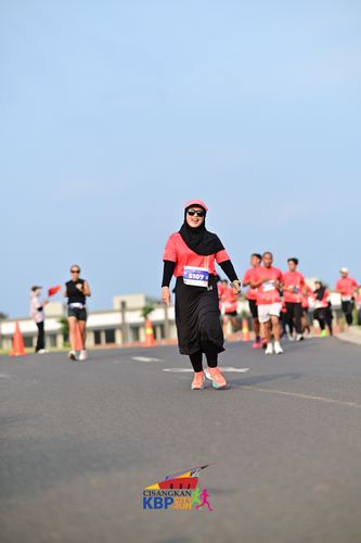 Race photo from CISANGKAN KBP CITY RUN 2025