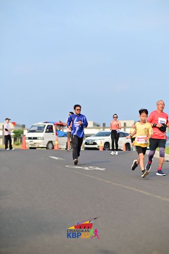 Race photo from CISANGKAN KBP CITY RUN 2025