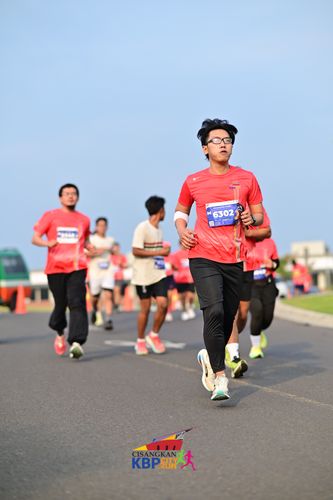 Race photo from CISANGKAN KBP CITY RUN 2025