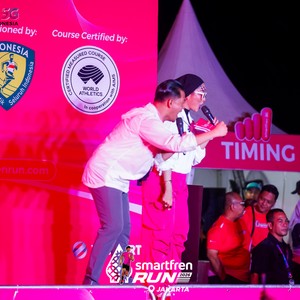 Race photo from SMARTFREN RUN 2026