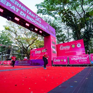 Race photo from SMARTFREN RUN 2026