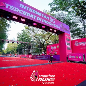 Race photo from SMARTFREN RUN 2026