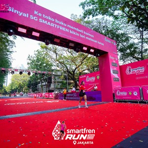 Race photo from SMARTFREN RUN 2026