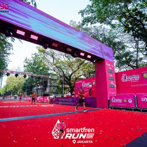 Race photo from SMARTFREN RUN 2026