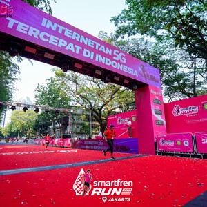 Race photo from SMARTFREN RUN 2026