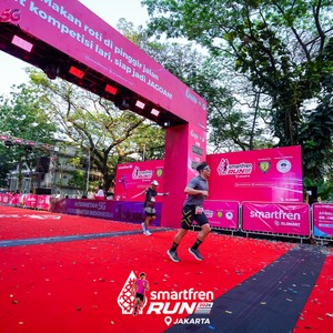 Race photo from SMARTFREN RUN 2026