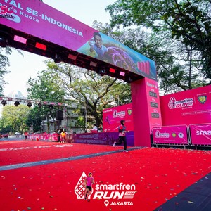 Race photo from SMARTFREN RUN 2026