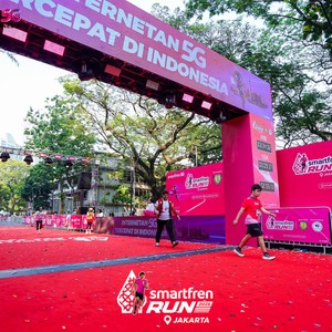 Race photo from SMARTFREN RUN 2026