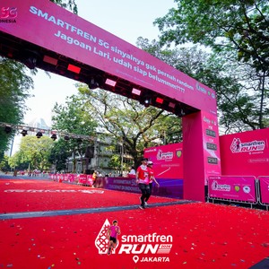 Race photo from SMARTFREN RUN 2026
