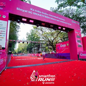 Race photo from SMARTFREN RUN 2026