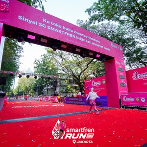 Race photo from SMARTFREN RUN 2026