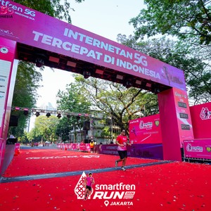 Race photo from SMARTFREN RUN 2026