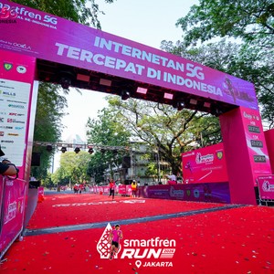 Race photo from SMARTFREN RUN 2026