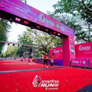 Race photo from SMARTFREN RUN 2026