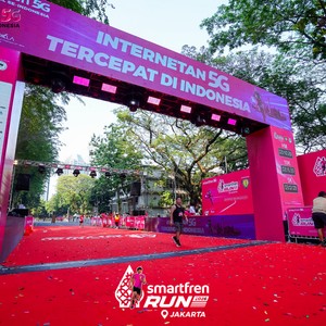 Race photo from SMARTFREN RUN 2026