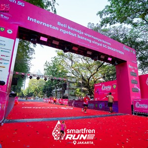 Race photo from SMARTFREN RUN 2026