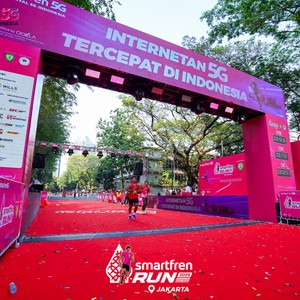 Race photo from SMARTFREN RUN 2026