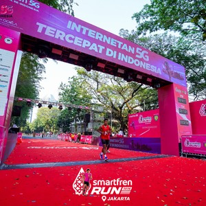 Race photo from SMARTFREN RUN 2026