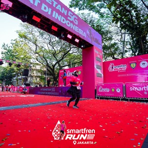 Race photo from SMARTFREN RUN 2026