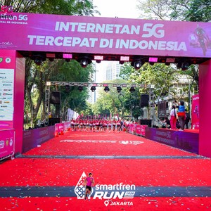 Race photo from SMARTFREN RUN 2026
