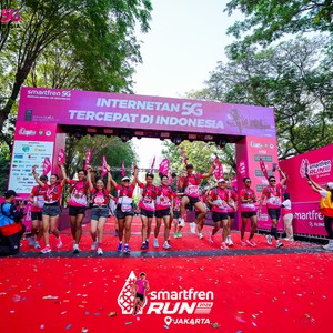 Race photo from SMARTFREN RUN 2026