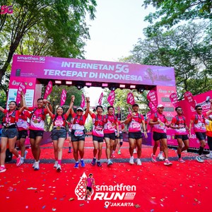 Race photo from SMARTFREN RUN 2026