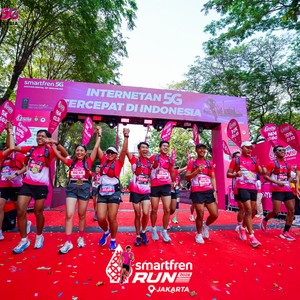 Race photo from SMARTFREN RUN 2026