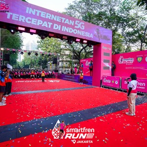 Race photo from SMARTFREN RUN 2026