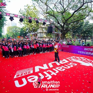 Race photo from SMARTFREN RUN 2026