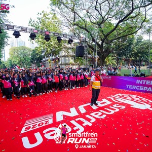 Race photo from SMARTFREN RUN 2026