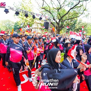 Race photo from SMARTFREN RUN 2026