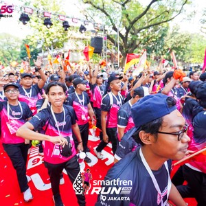Race photo from SMARTFREN RUN 2026