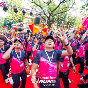 Race photo from SMARTFREN RUN 2026
