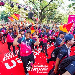 Race photo from SMARTFREN RUN 2026