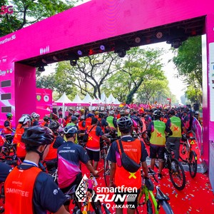 Race photo from SMARTFREN RUN 2026