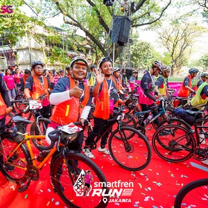Race photo from SMARTFREN RUN 2026