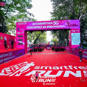 Race photo from SMARTFREN RUN 2026