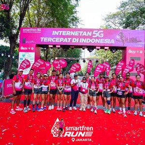 Race photo from SMARTFREN RUN 2026