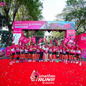 Race photo from SMARTFREN RUN 2026