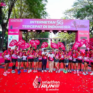 Race photo from SMARTFREN RUN 2026