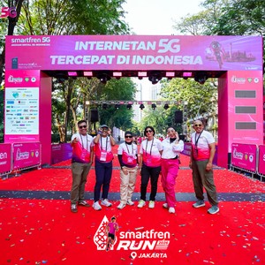 Race photo from SMARTFREN RUN 2026